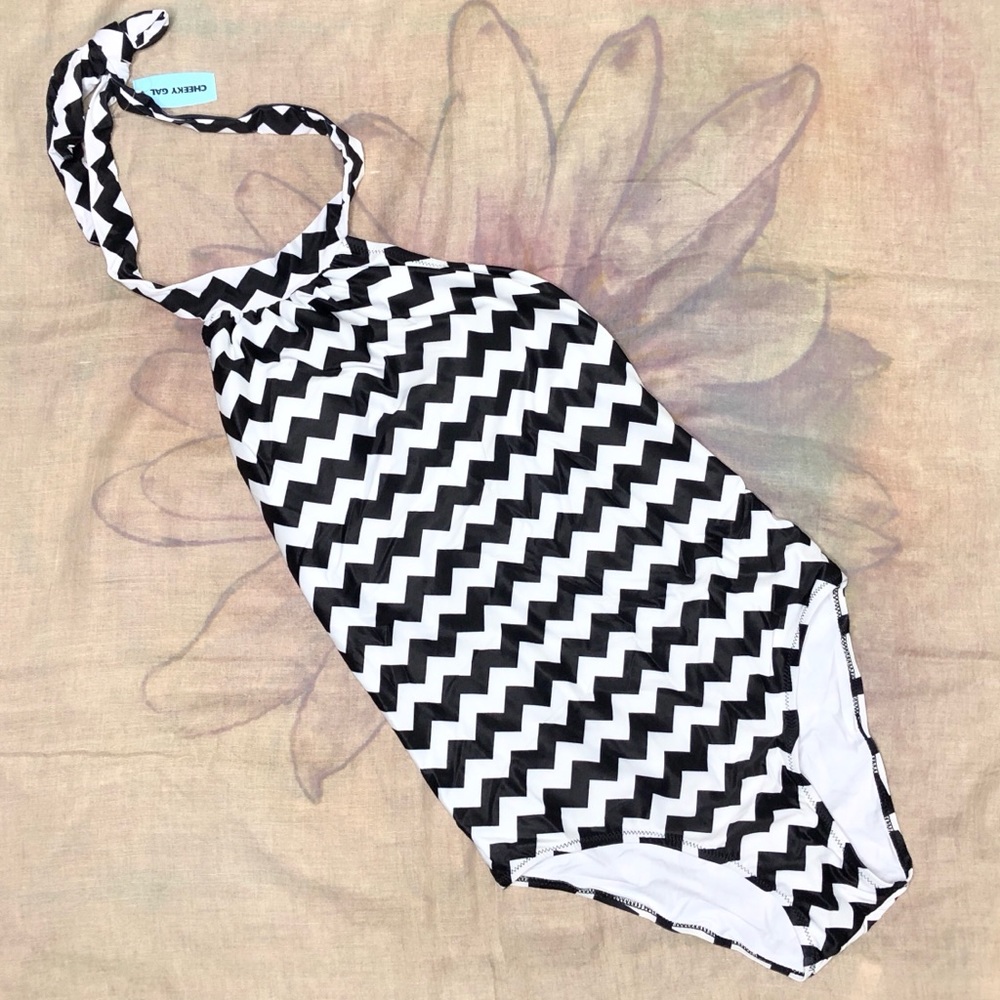 One piece bathing suit!